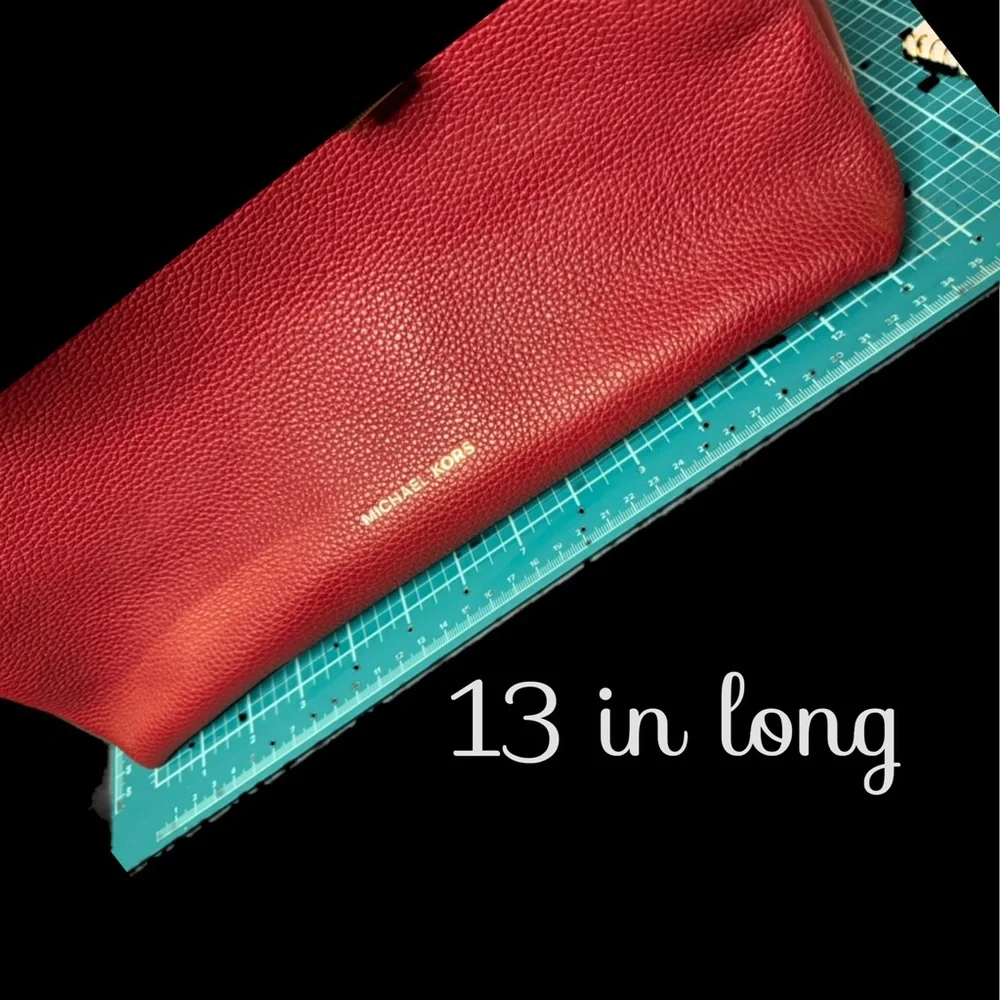 Michael Kors Cherry Red Satchel - Picture 12 of 16